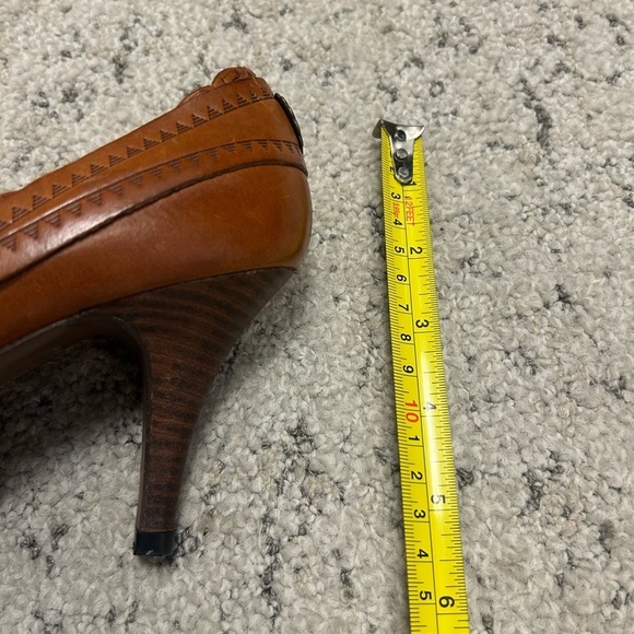 Ash 7.5 (38 EU) mint condition Brown Heels with Vintage-Inspired Design - Picture 15 of 15
